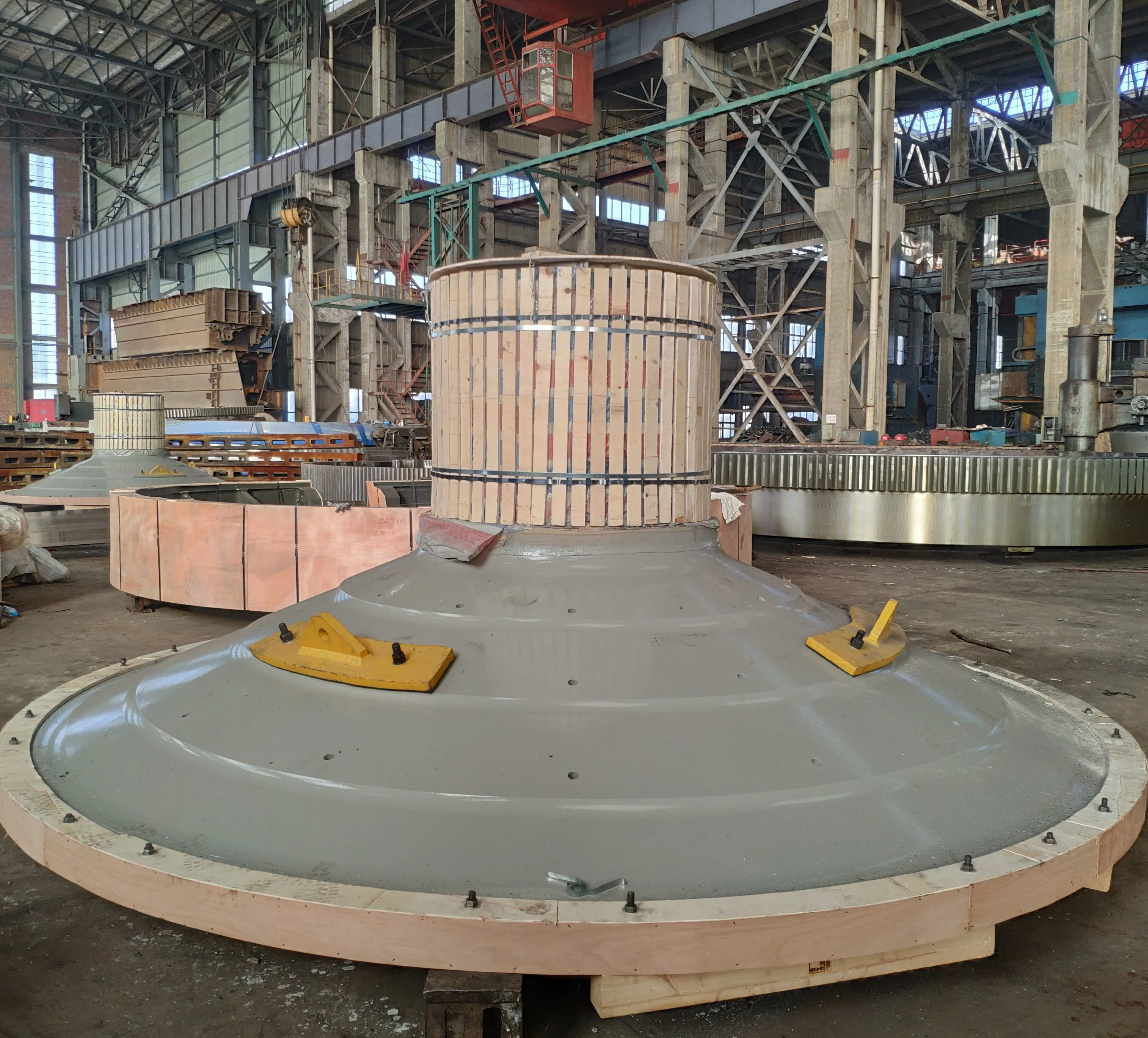 Heavy duty mill end cover/large size mill end cap/casting steel mill end housing