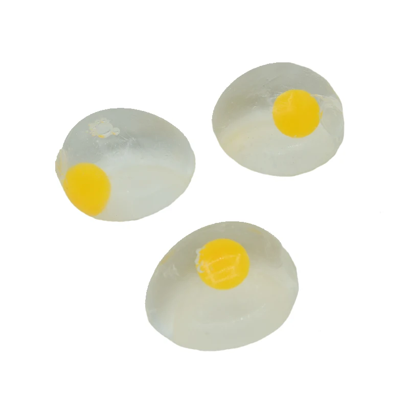 Hot sale splat sticky single egg yolk water ball toy hand pinch egg stress ball 2021