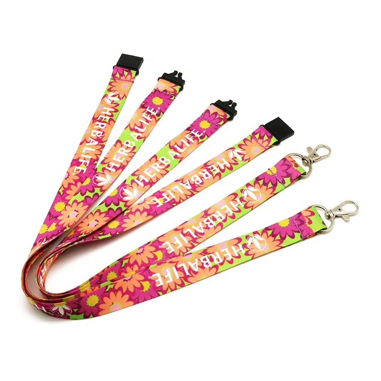 2024 2025 Hot Sale Sublimation Printed Polyester Lanyards Customized Logos With Competitive Prices