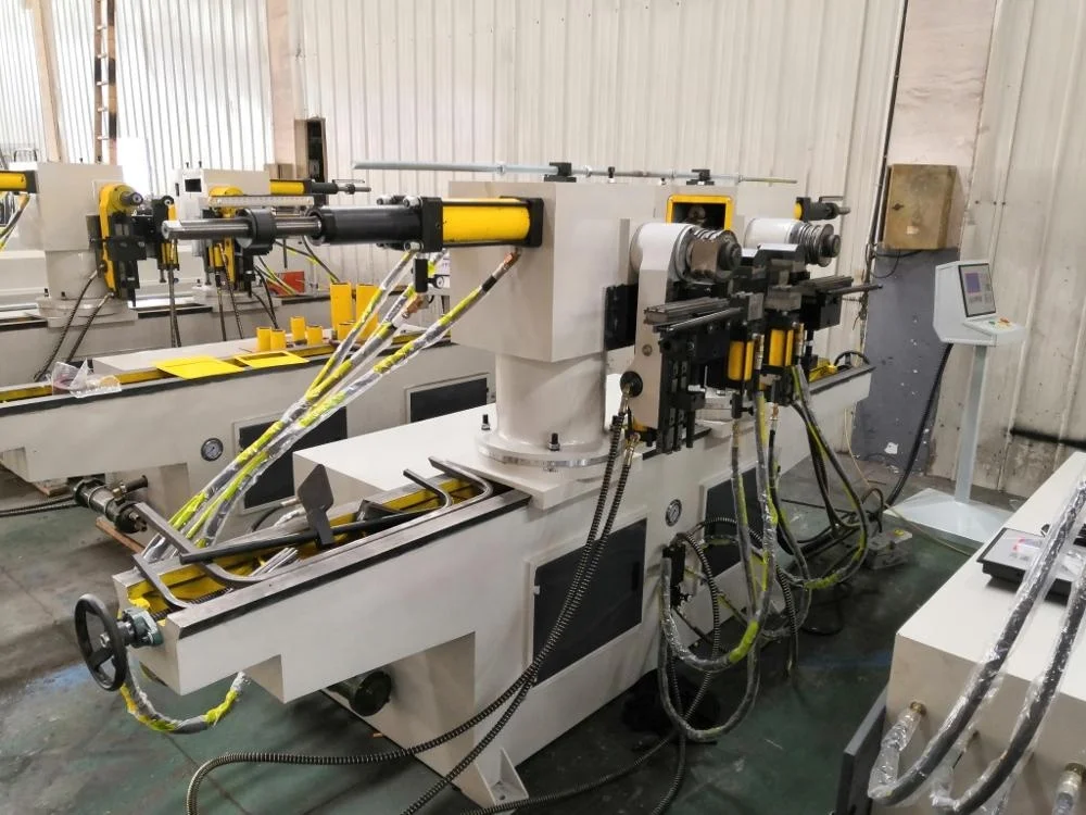 SW50NC Dual Headed Pipe Bending Machine square pipe bending machine tube bending machine for furniture chair Baby Walker