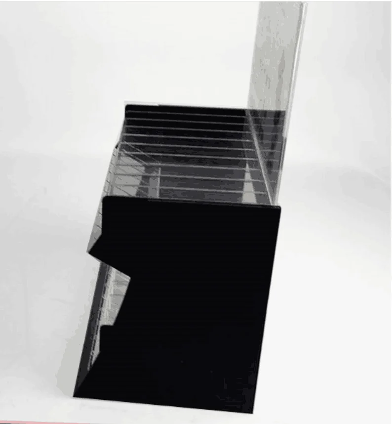 Customize Black  Cosmetic Rack Display Acrylic