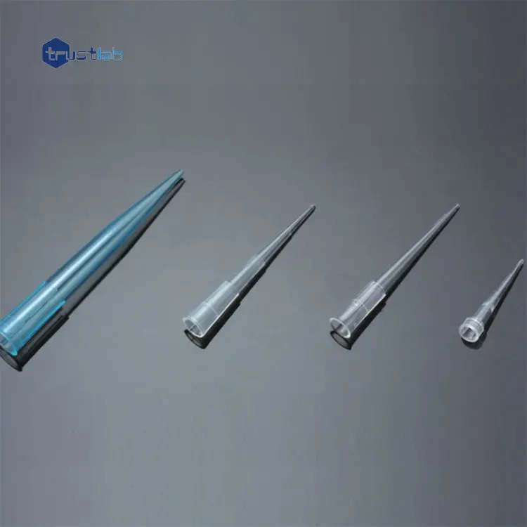 Laboratory plastic micro blue yellow natural Finland Gilson  tip pipette