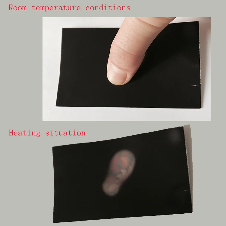 High quality Color change stickers for temperature measurement Commissioning color changing label sticker