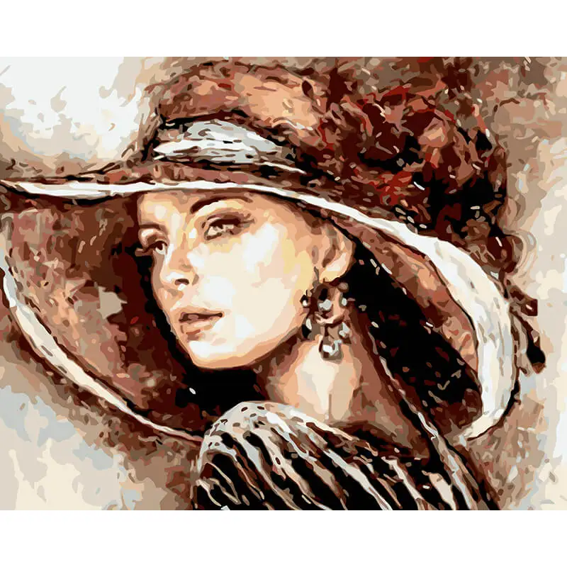 wholesale royaldream woman figure abstract art oil painting on canvas art wall hanging