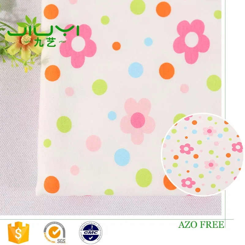 Оптовая дешевые 100% хлопок вязать блокировки пользовательские подсолнечника печати свободы ткани