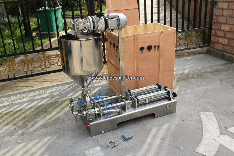 Двухместный сопел растительное масло для жарки машина для высокой вязкости продукта