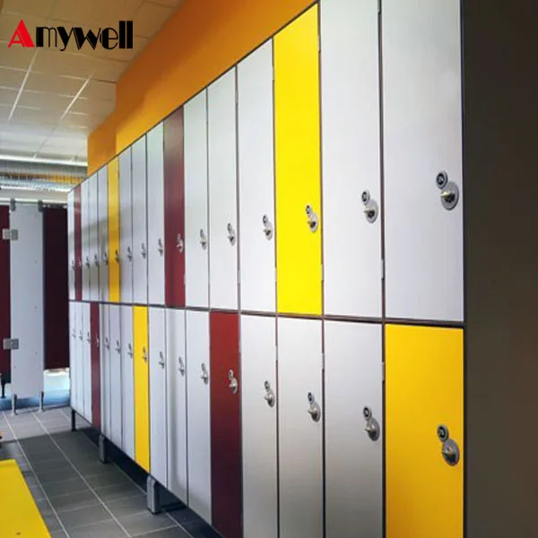 Amywell Высокое качество 12 мм z-образный formica hpl водонепроницаемый шкафчик