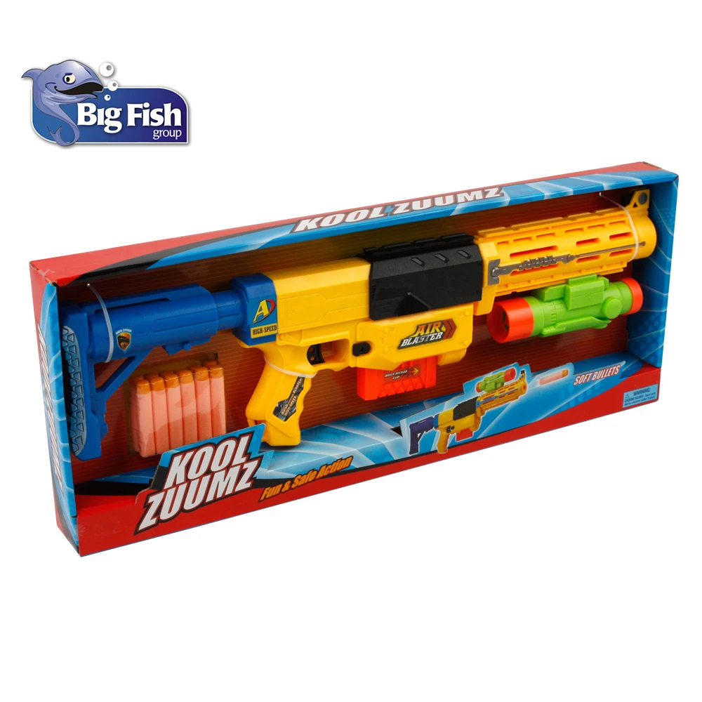 New Designed Factory Price Kids Shooting Gun Toy With Soft Foam Bullet