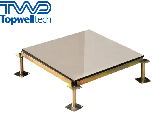 
China Manufacturer Anti-Static Ceramic Raised Access Floor HPL Covering Anti-Static Data Raised Floor For Data Center 