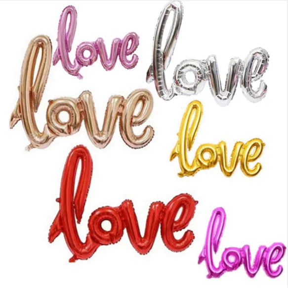 Лигатуры любовное письмо шарик из фольги в форме годовщина свадьбы на День святого Валентина, украшения для вечеринок по случаю Дня рождения бокал для шампанского, с блестками для студийной Фотокабины