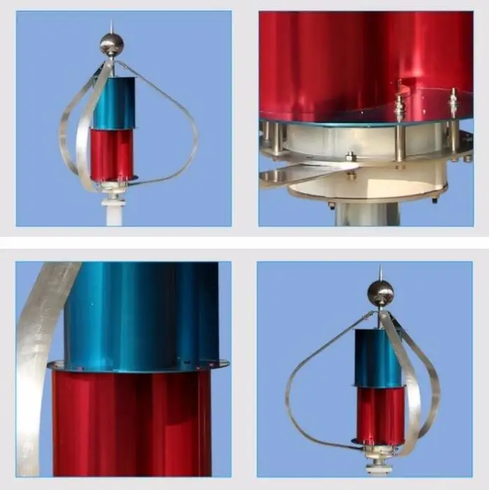 Used 100w vertical axis small wind turbine generator for sale