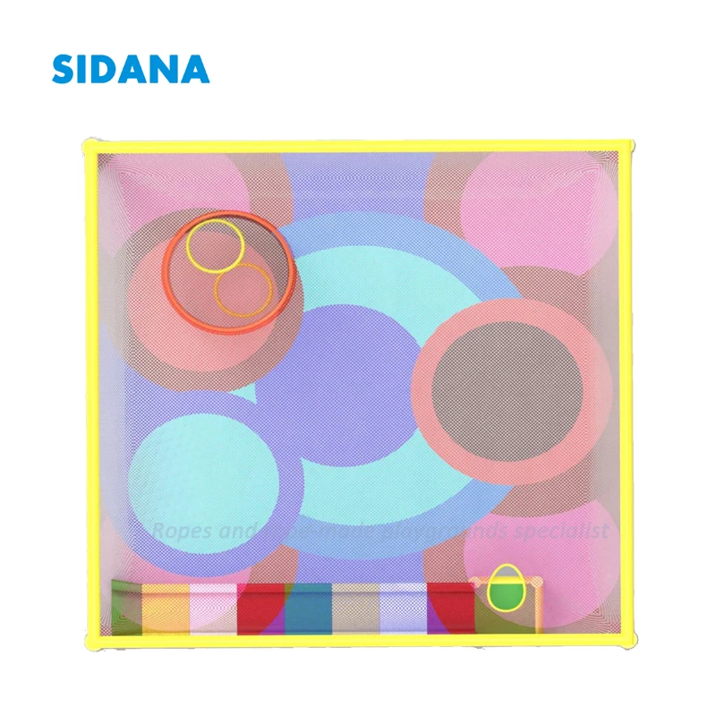 Customized Kids Indoor Soft Playground Colorful Climbing Honeycomb Net