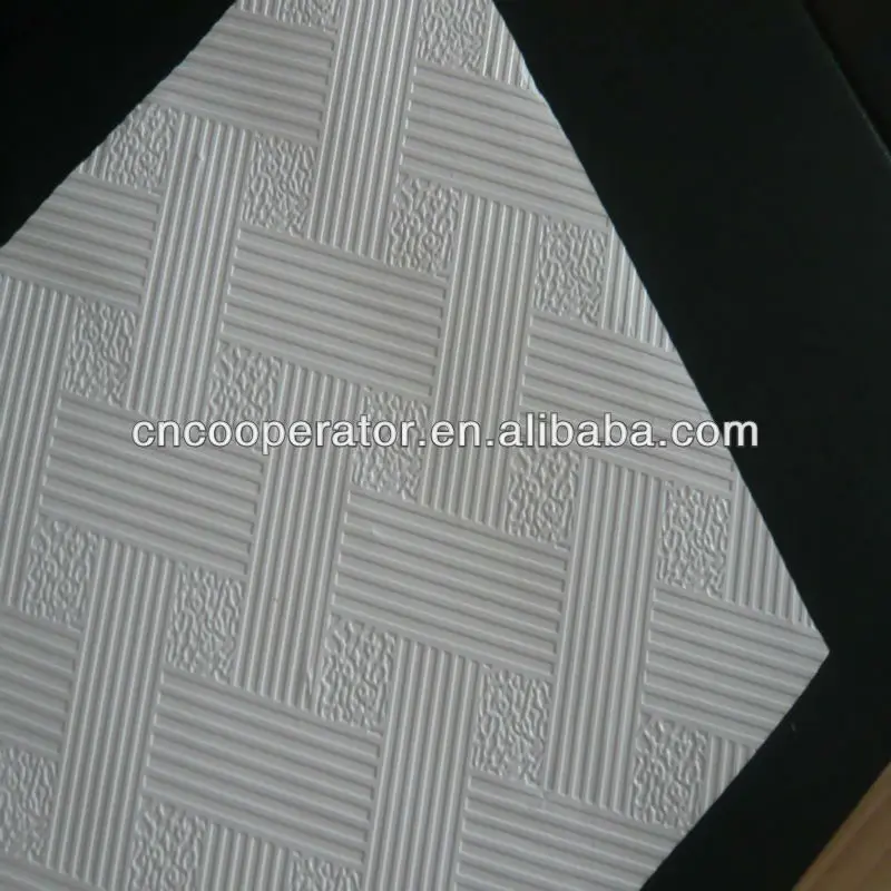 PVC Gypsum Ceiling Tiles