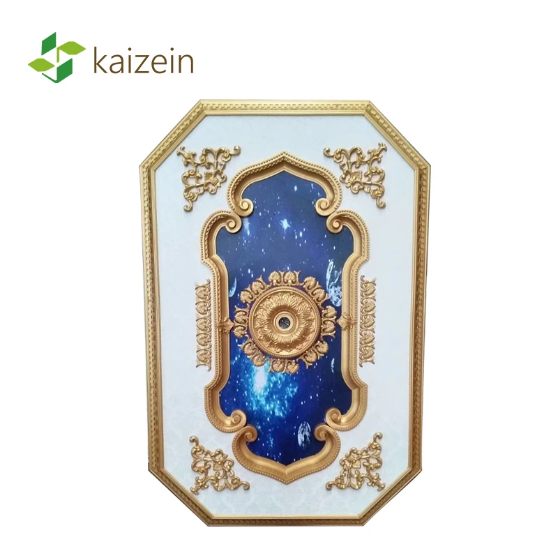 Artistic waterproof polygon led ceiling panels for house decoration