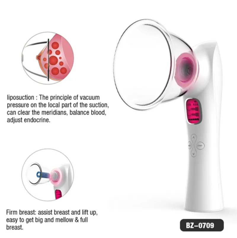 Breast tightening machine nipple vacuum suction cuping lift breast enhancement machine