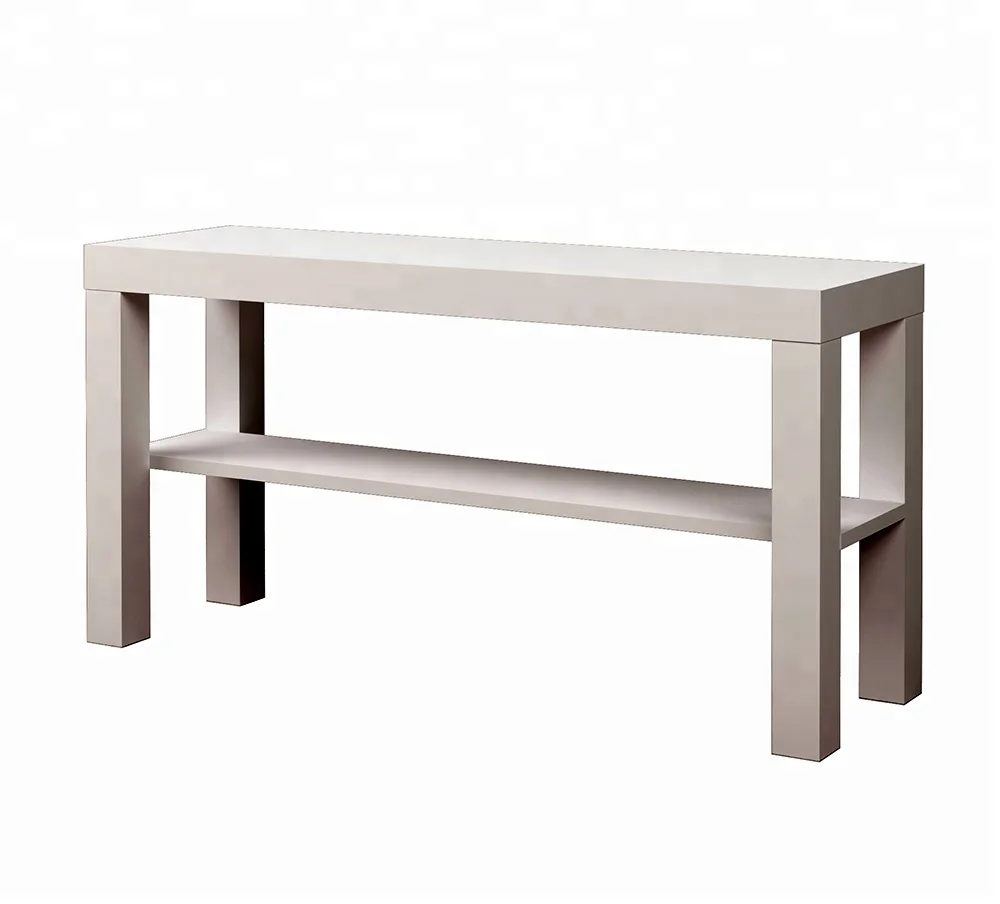 black wooden Modern honeycomb board mdf TV bench for living room
