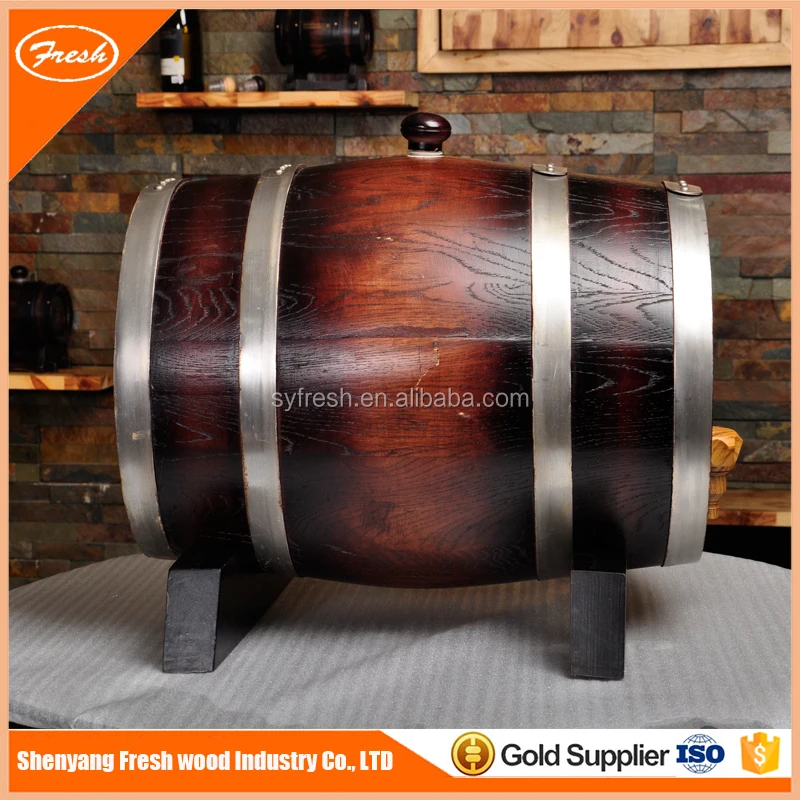 Factory Direct Sale 0.75Liter 1.5 Liter 3 Liter 5 Liter Wooden Keg Oak Wine Barrels