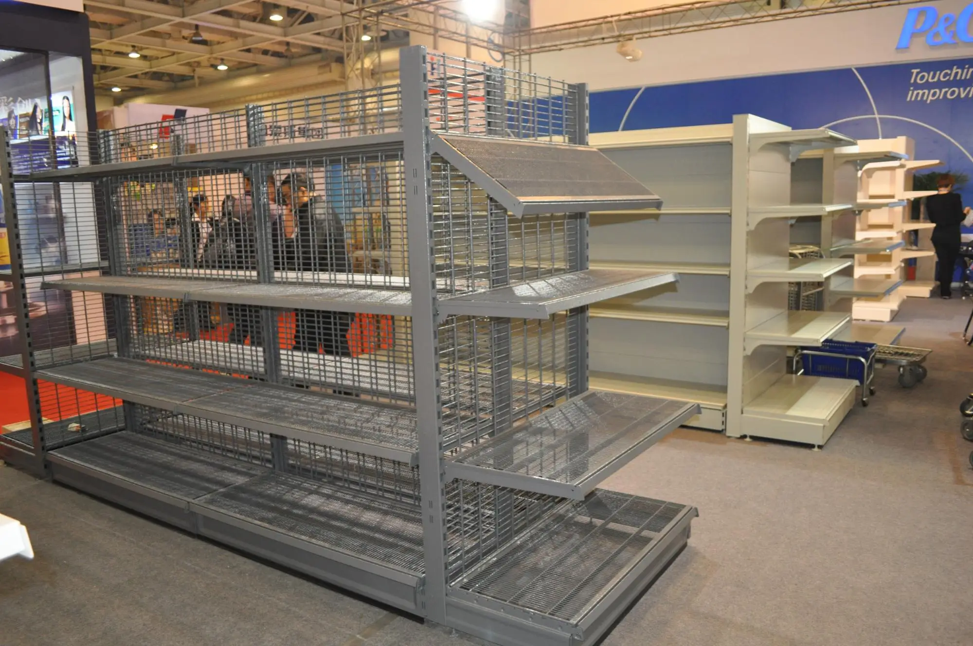 Hypermarket Retail Fixture Suppliers Store Furniture Shelf Rack