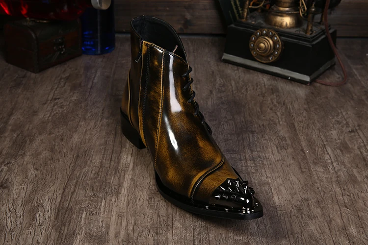 NA048 Горячая sellfactory продавать ручной работы из кожи; Деловая Мужская обувь; Мужские туфли на высоком каблуке с острым носком; Женская обувь; Носок с металическим наконечником на носке, увеличивающие рост; Модная обувь под платье