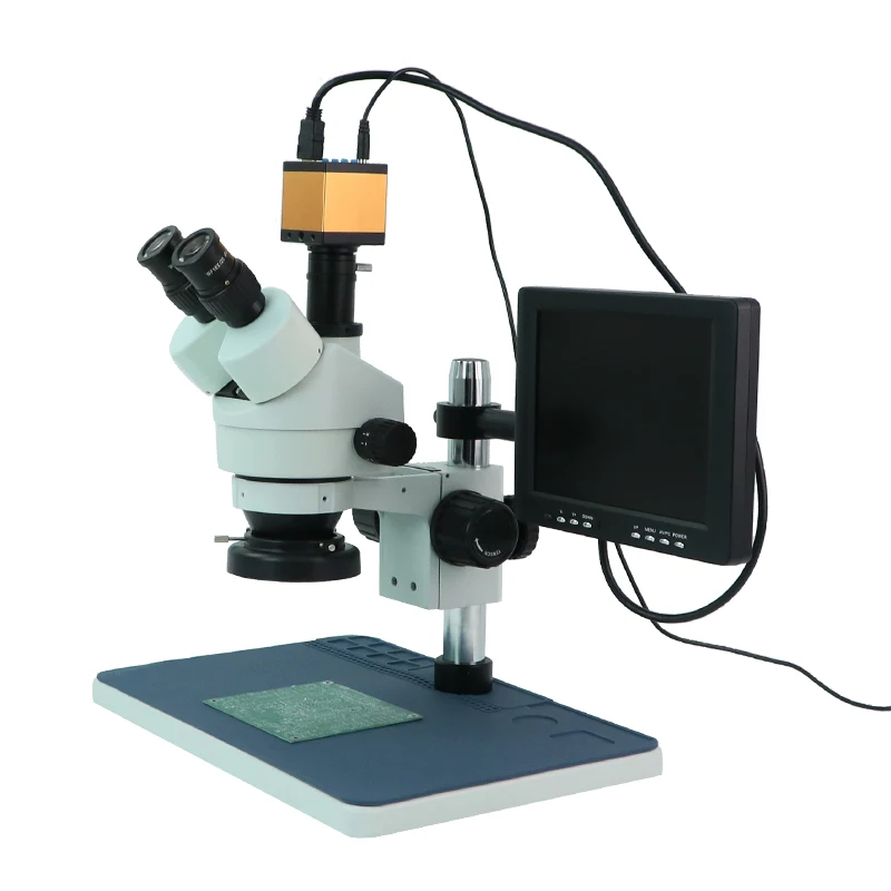  kailiwei 14MP hdmi-compatible Camera Lcd for iPhone IC Repair High definition microscope Trinocular Stereo