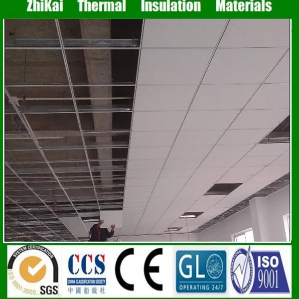 
595*595 ceiling tiles price/ Sound absorbing Roof materials Mineral ceiling panel 