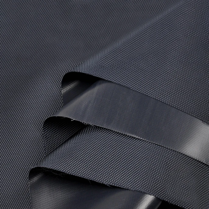 Polyester Single Yarn 1680D PVC Coated Oxford Bag Fabric Backing