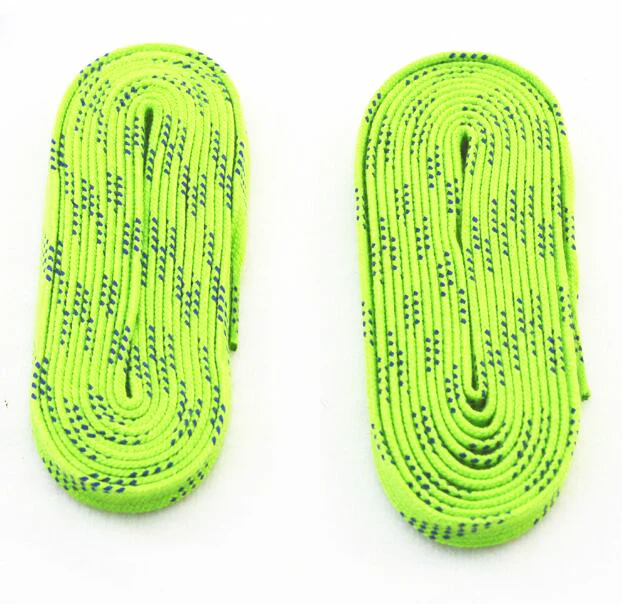 Colored Flat Hockey Laces, Factory Price Laces with Moulded Tips