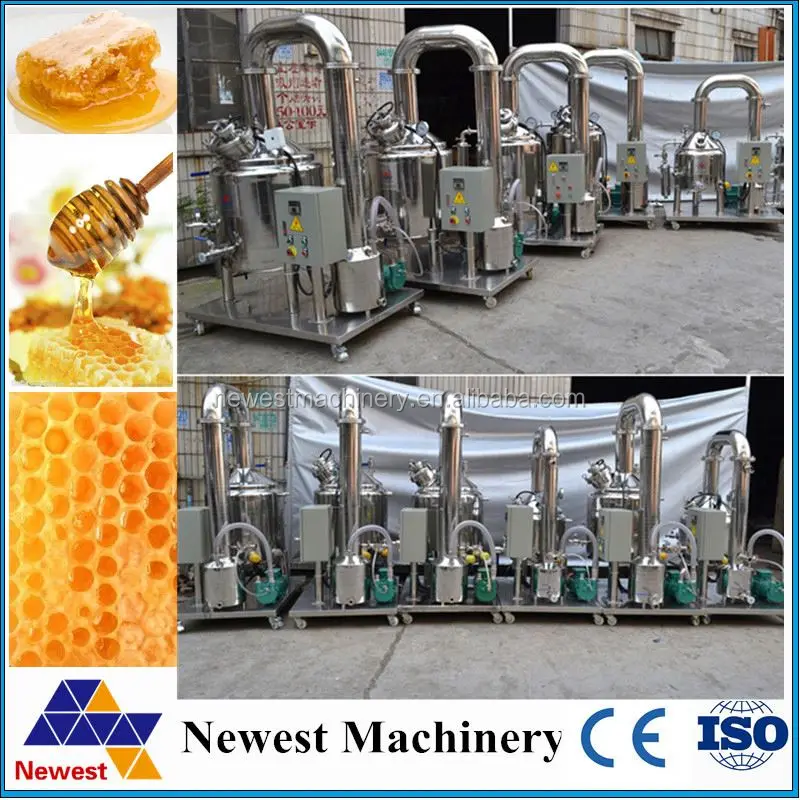 
100L 304 Stainless steel raw honey processing machine/honey concentrate equipment/honey moisture removing machine 