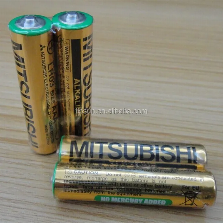 Mitsubishi 1.5V LR03 aaa Alkaline Battery for remote control