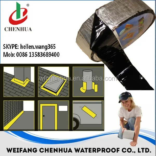 Bituminous Roofing Tape, Bitumen adhesive tape, Bitumen waterproof tape --- China factory direct sales