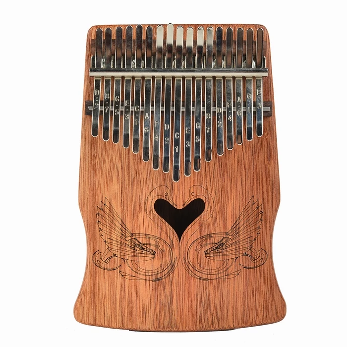 China 17 Keys Solid Wood Musical Instrument Kalimba