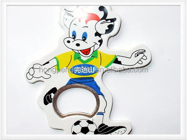 
Bottle cap shape with logo beer bottle opener 