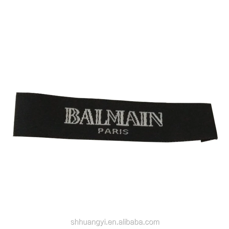 
wholesale garment woven label/tag/customized clothing embroidered logo/satin /silk printing 