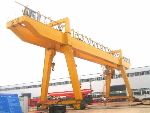 Heavy Duty Construction MG Model Double Girder Gantry Cranes