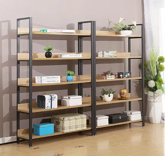 Flooring shelf display rack stand for groceries