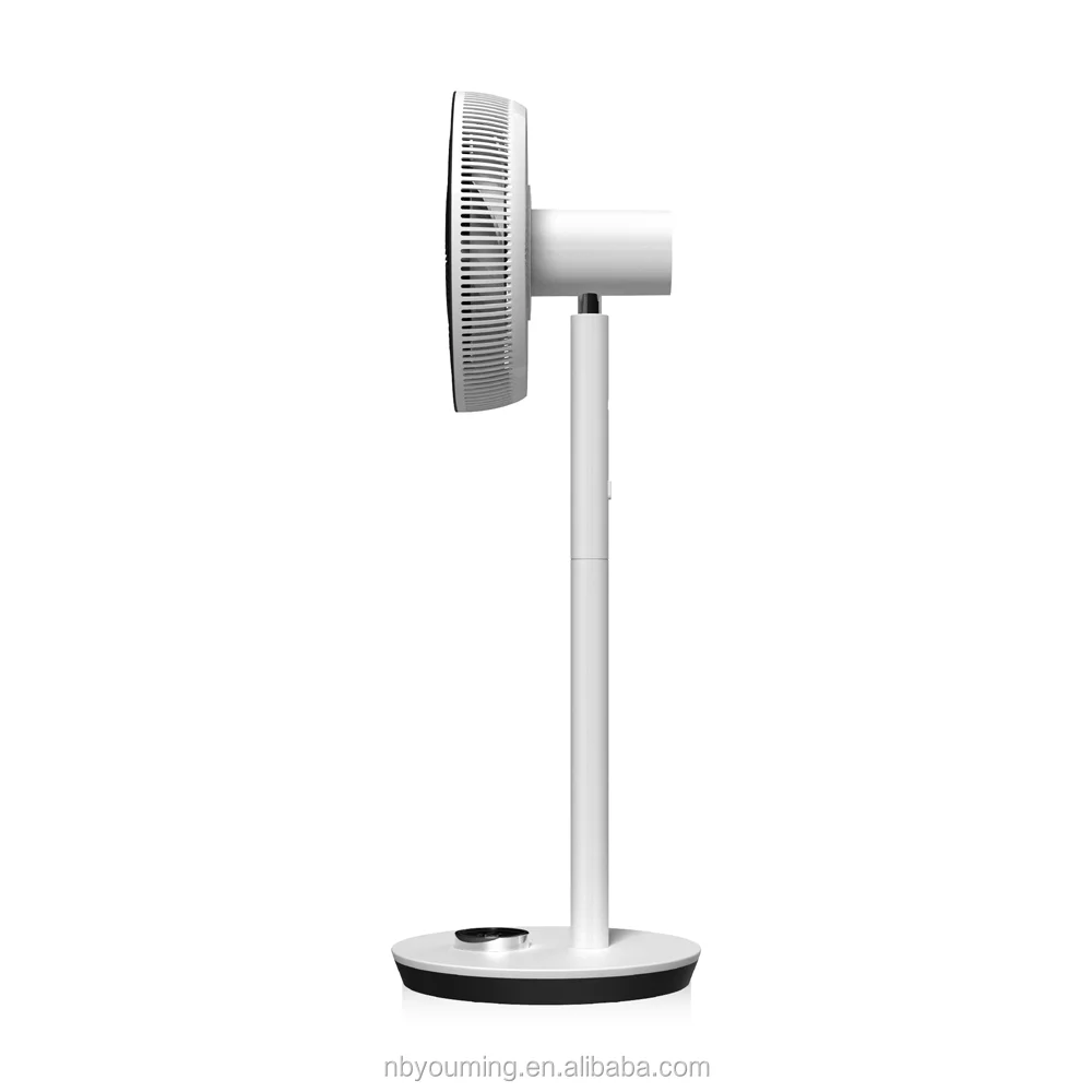 12 volt brushless dc adjustable height circulation stand electric fan