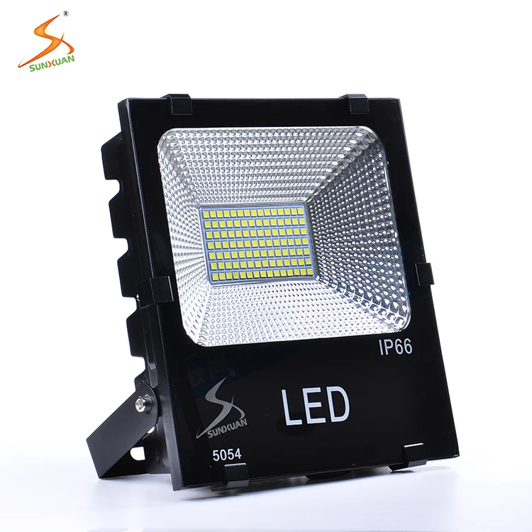 Factory Wholesale High Power Waterproof Aluminum LED Flood Light 100W Daytime IP65 Charging