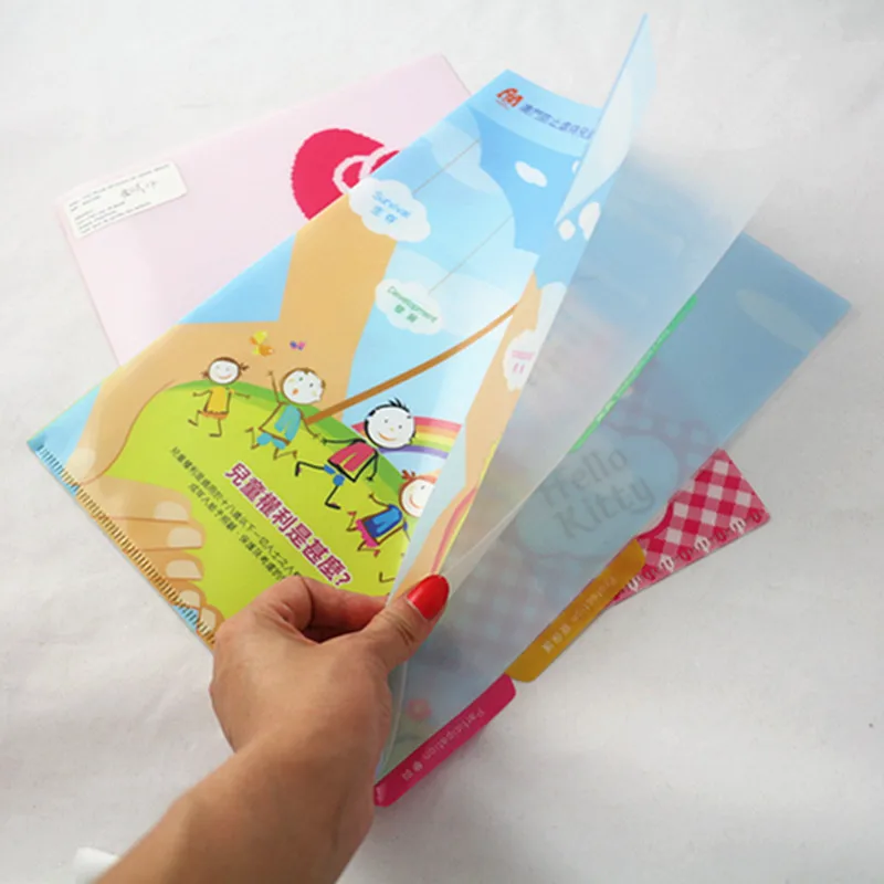 
Factory directly wholesale custom-made L shape a4 size file folder 