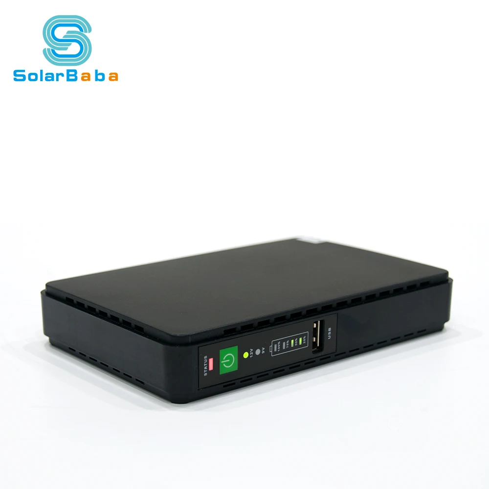 
Mini dc ups 12v 5v 9v output 110v 220v volt battery for room router 