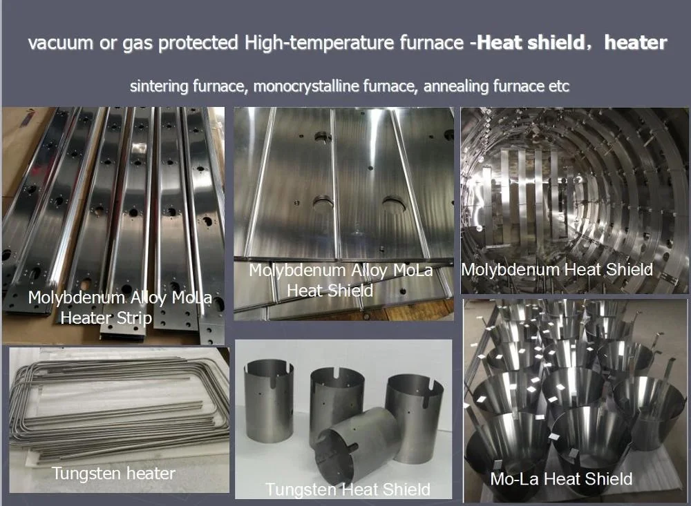 A two-layer structure of molybdenum cylindrical heat shield