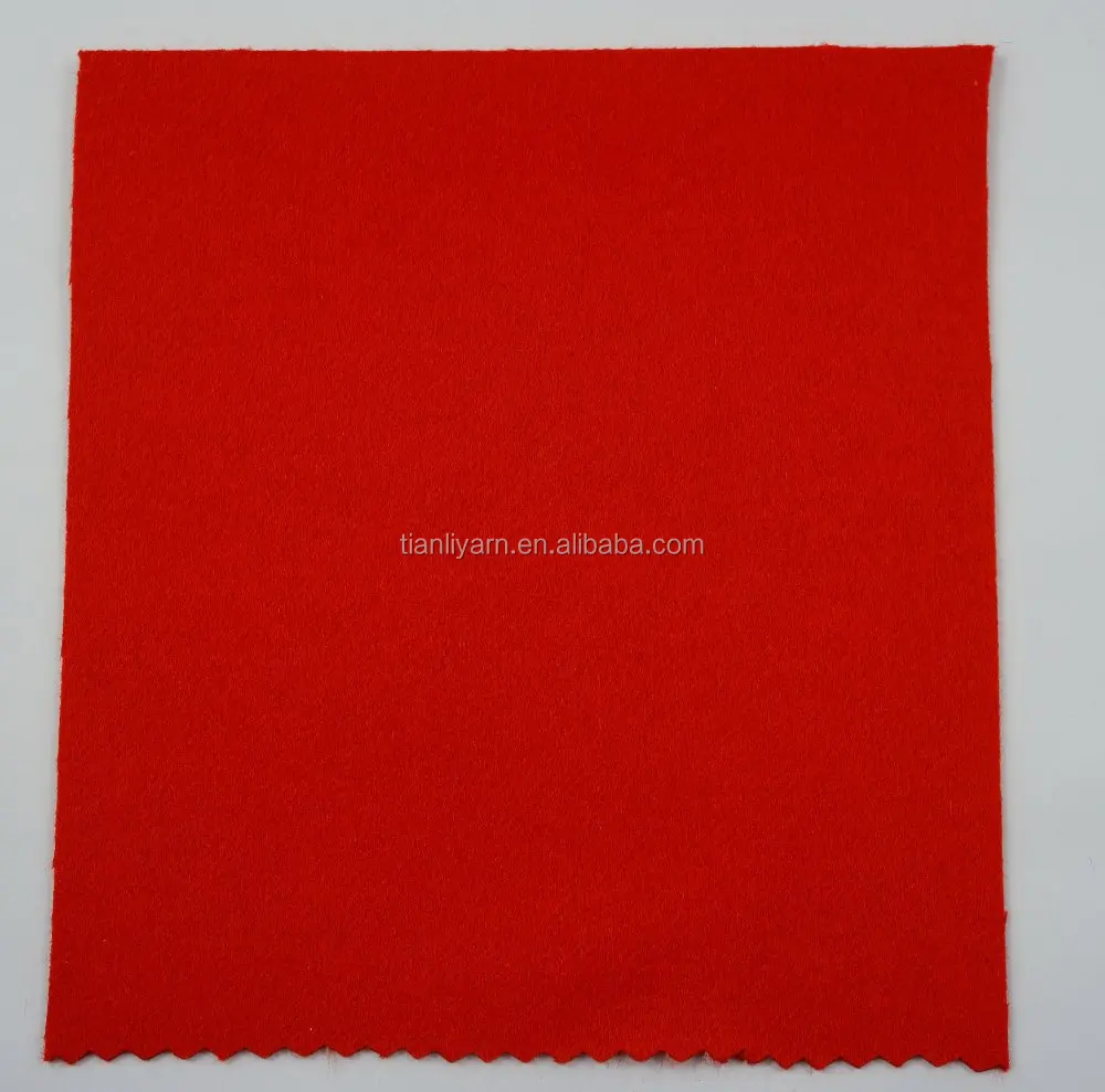 Double faced wool cloth fabric