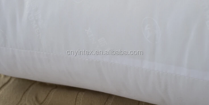 China supplier breathable polyester soft bed decorative pillow