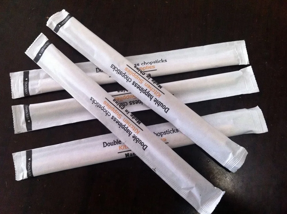 disposable bamboo twin chopsticks, restaurant sushi chop sticks wholesale