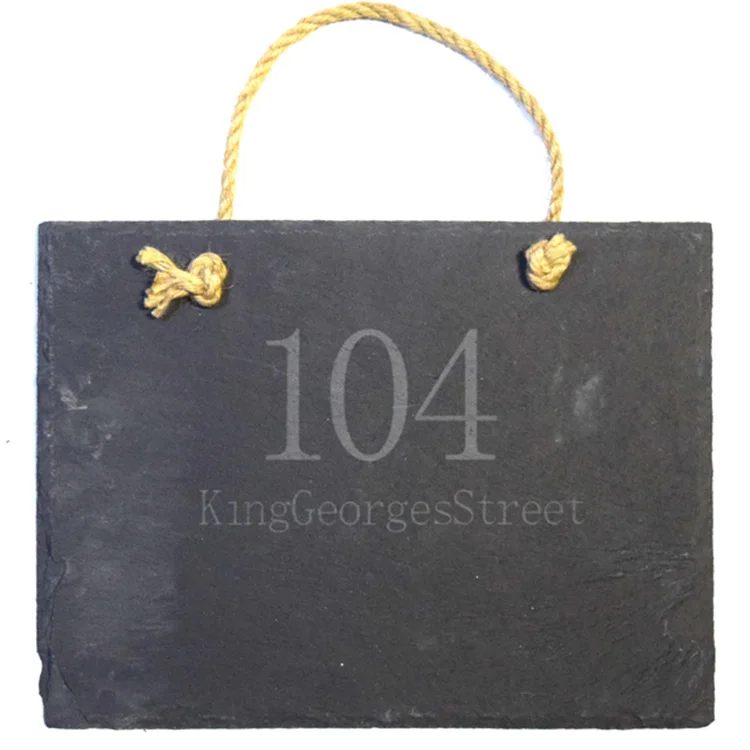 Customized size black slate for tiles coaster and plate