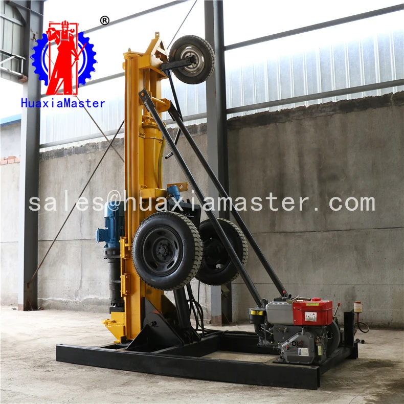 Hot sale  KQZ-200D pneumatic borhole driilling machine water well drilling rig with good quality for sale