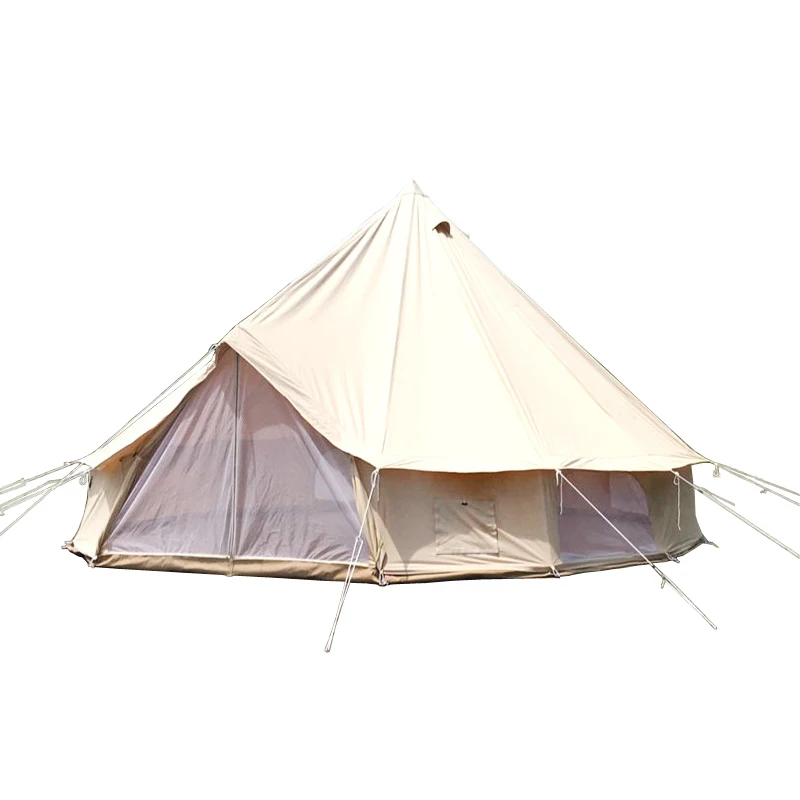 Outdoor luxury cotton canvas bell tent for sale