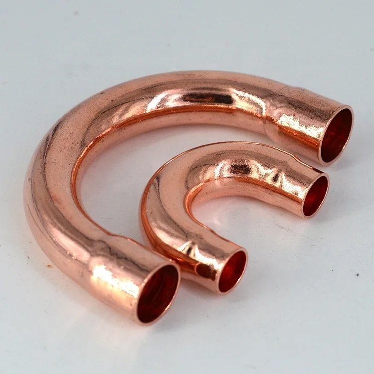 Factory Manufactured Refrigeration Copper Tube Fittings U Shape Elbow