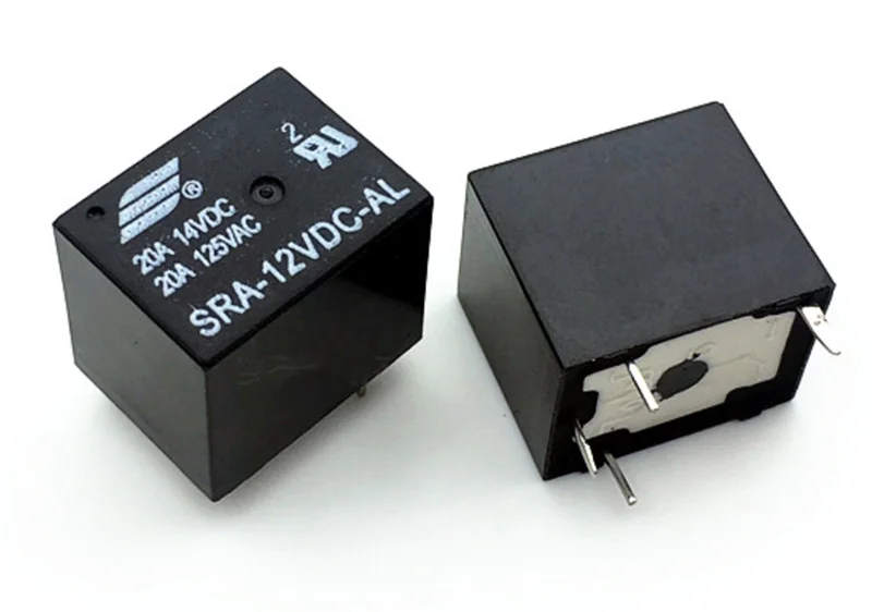 4Pin SRA- 05 12 24VDC-AL 5 В 24 постоянного тока 20A T74 силовое реле