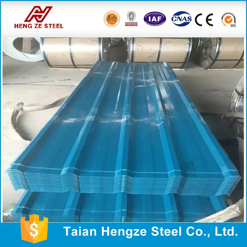 PPGI Lacquered Galvanized Steel Corrugated Roofing Sheet for Sale