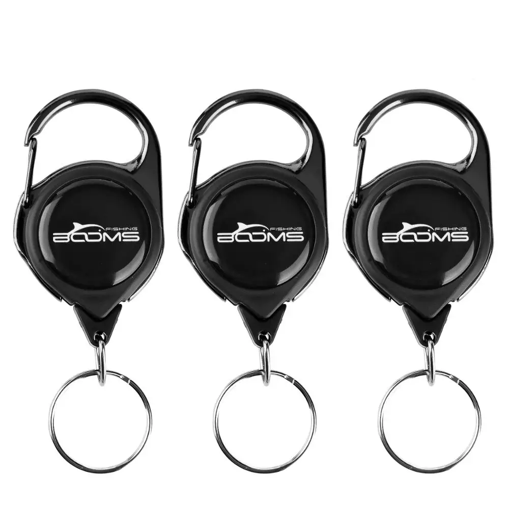  Booms Fishing RG1 рыболовный инструмент для ловли нахлыстом Zinger Key выдвижная катушка с бейджем в упаковке из 3